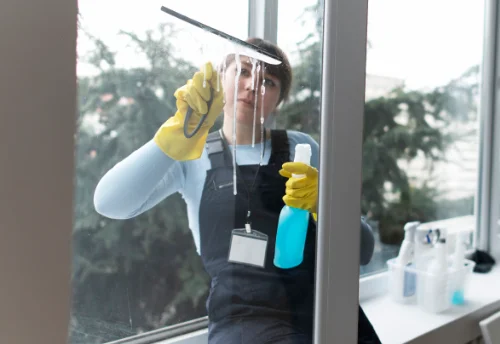 Nettoyage de vitres intérieures et extérieures à Périgné